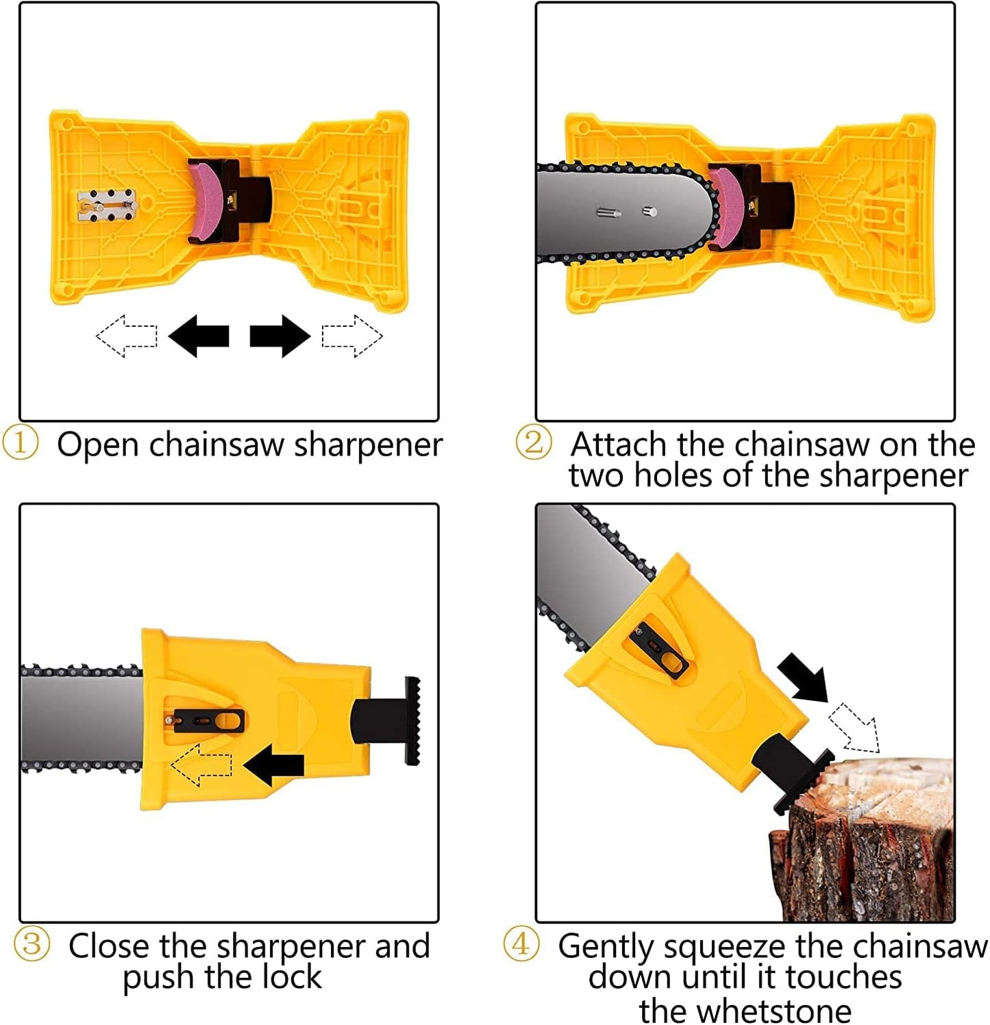 HaulWellGoods - Chainsaw Sharpener - Sharp Chain Fast