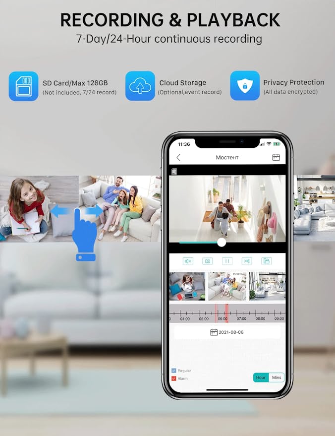 HaulWellGoods - Light Bulb Camera - 360 Home Monitoring