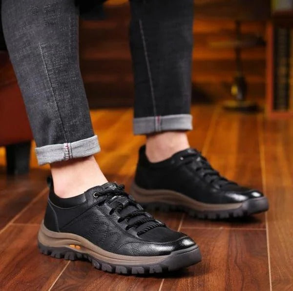 HaulWellGoods - Men's Leather Shoes - Supportive Comfort