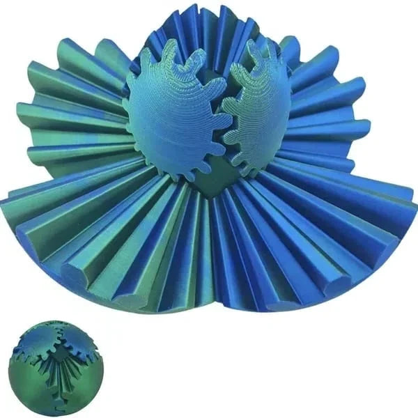 HaulWellGoods - Gear Ball Fidget - Satisfying Stress Relief