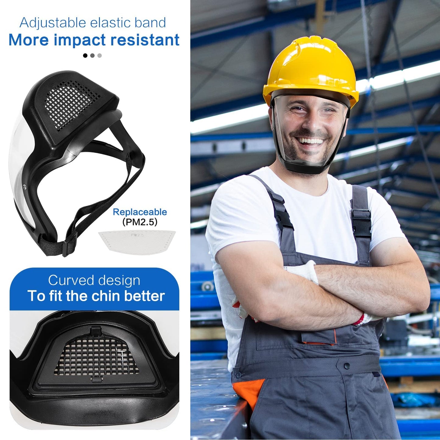 HaulWellGoods - Anti-Fog Face Shield - Clear Protection