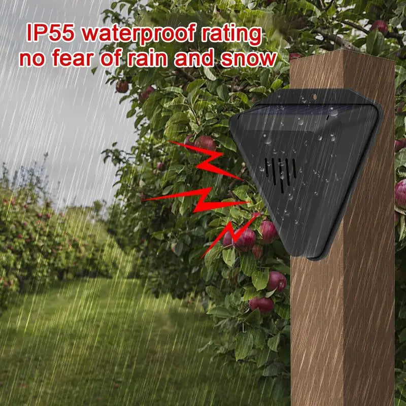 HaulWellGoods - Solar Bird Repeller - Keeps Birds Away