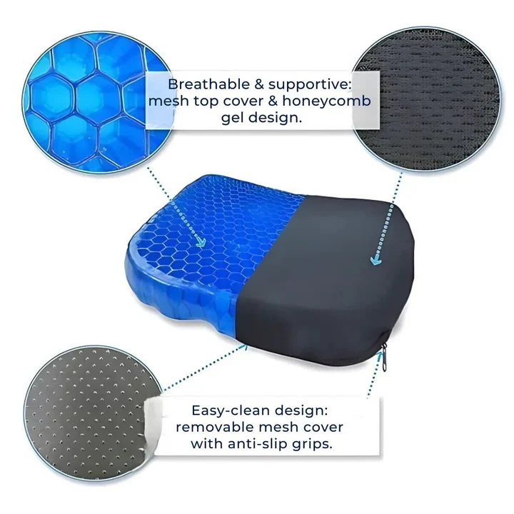 HaulWellGoods - Gel Seat Cushion - All-Day Comfort