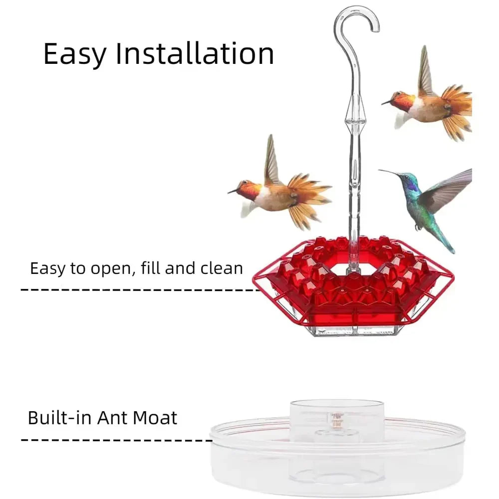 HaulWellGoods - Hummingbird Feeder - Nectar Stays Ant-Free