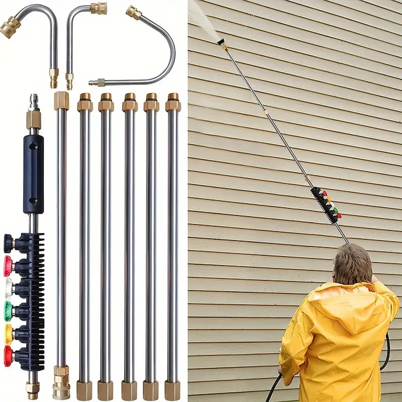 HaulWellGoods - Pressure Washer Wand - Reaches High Spots