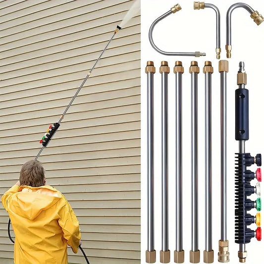 HaulWellGoods - Pressure Washer Wand - Reaches High Spots