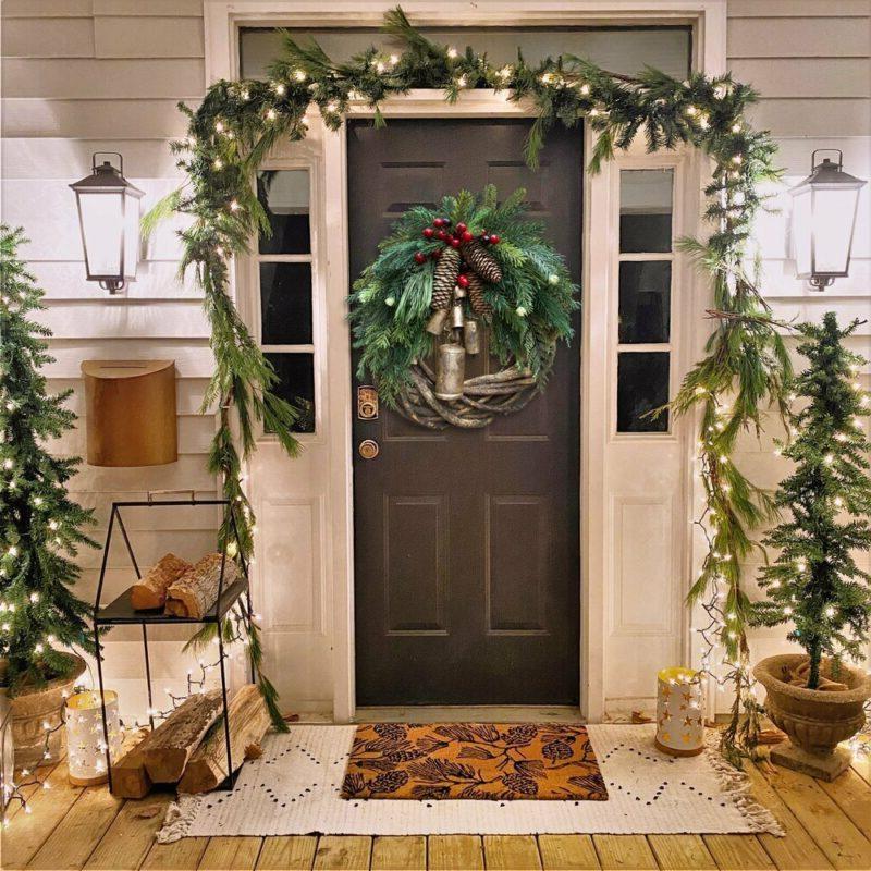 HaulWellGoods - Farmhouse Wreath - Cozy Holiday Charm