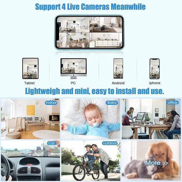 HaulWellGoods - Mini Magnetic Camera - Discreet Monitoring