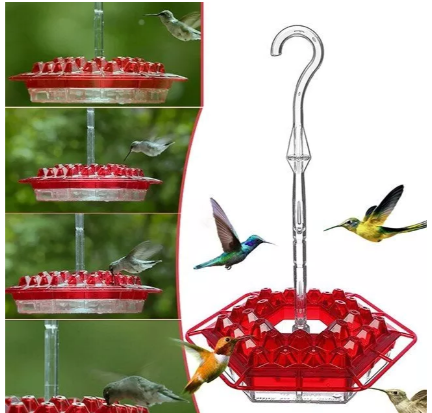 HaulWellGoods - Hummingbird Feeder - Ant-Free Nectar Always