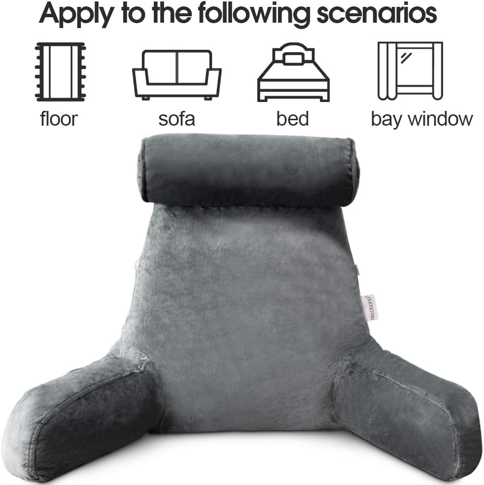 HaulWellGoods - Bed Reading Pillow - Cozy Backrest Support