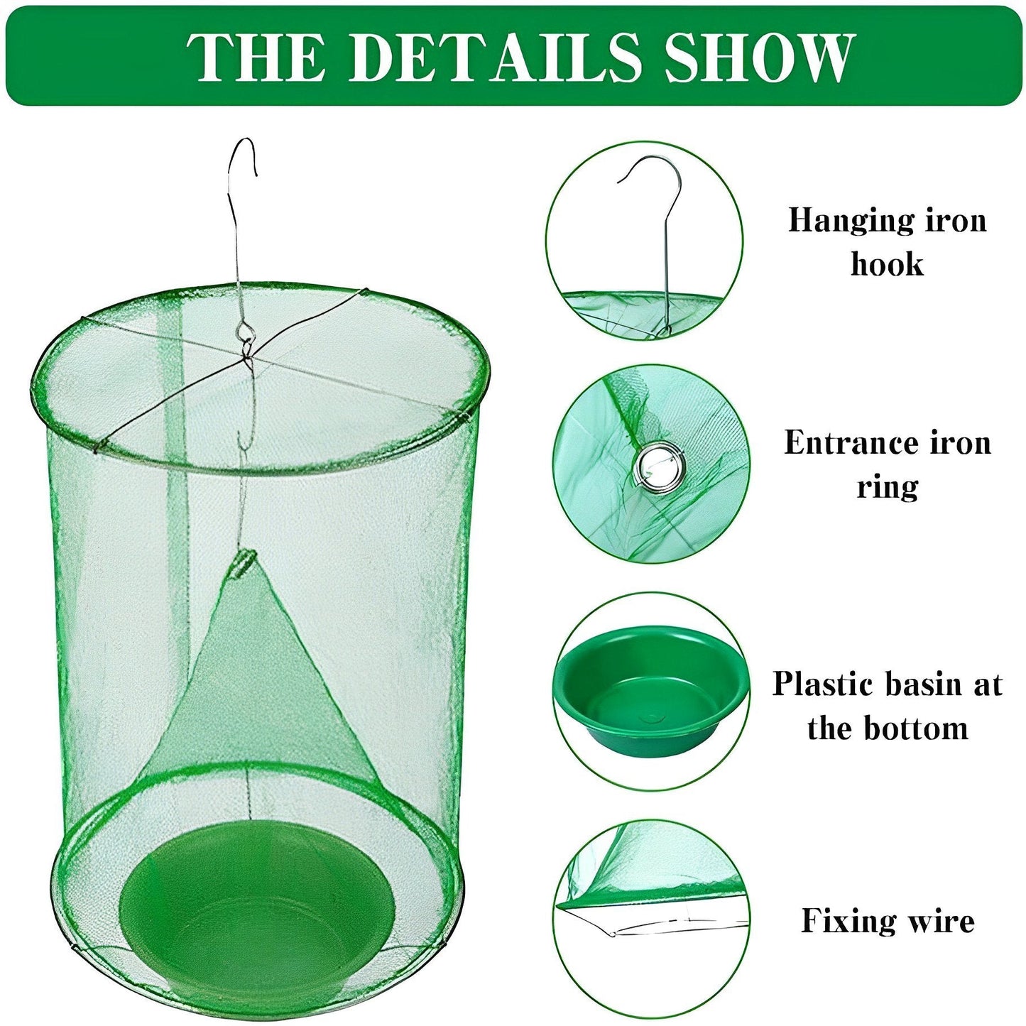 HaulWellGoods - Fly Trap - Fewer Flies Fast