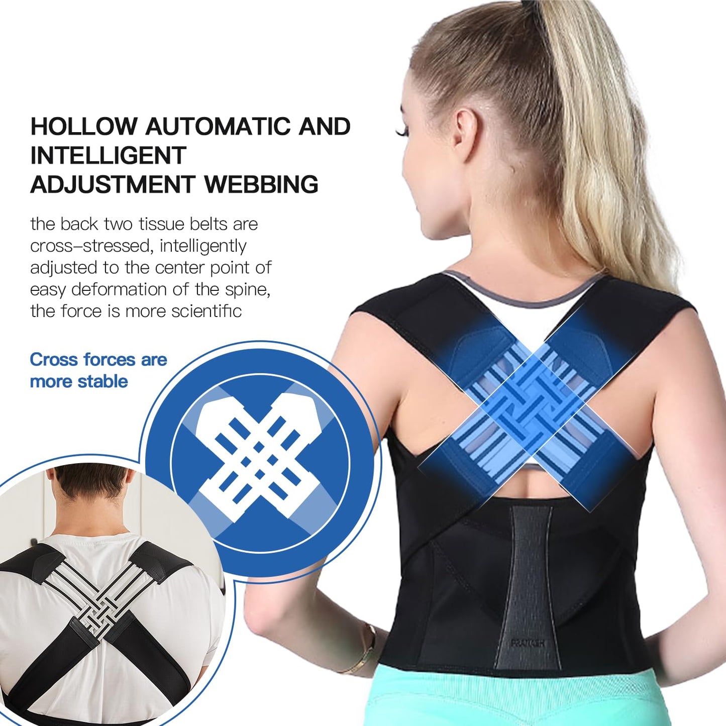 HaulWellGoods - Back Posture Brace - Feel Taller Instantly