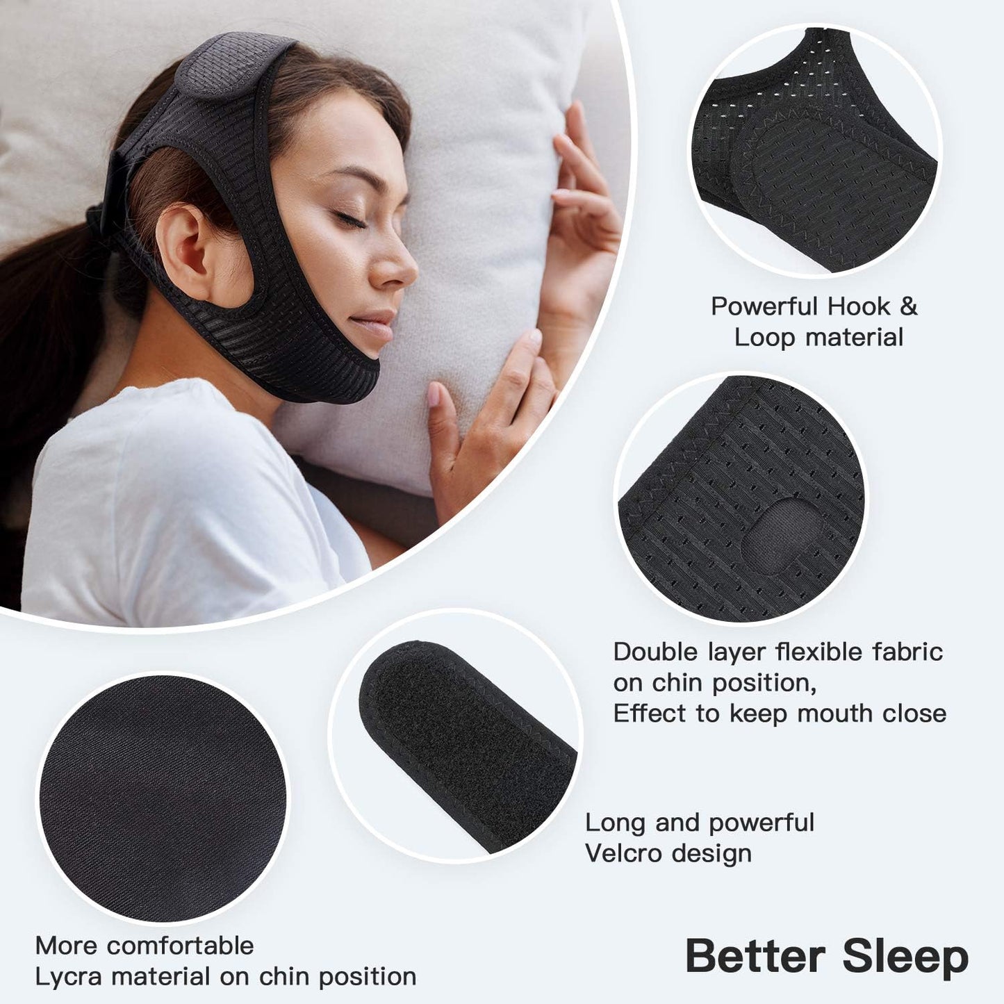 HaulWellGoods - Chin Strap - Quieter Nights Naturally