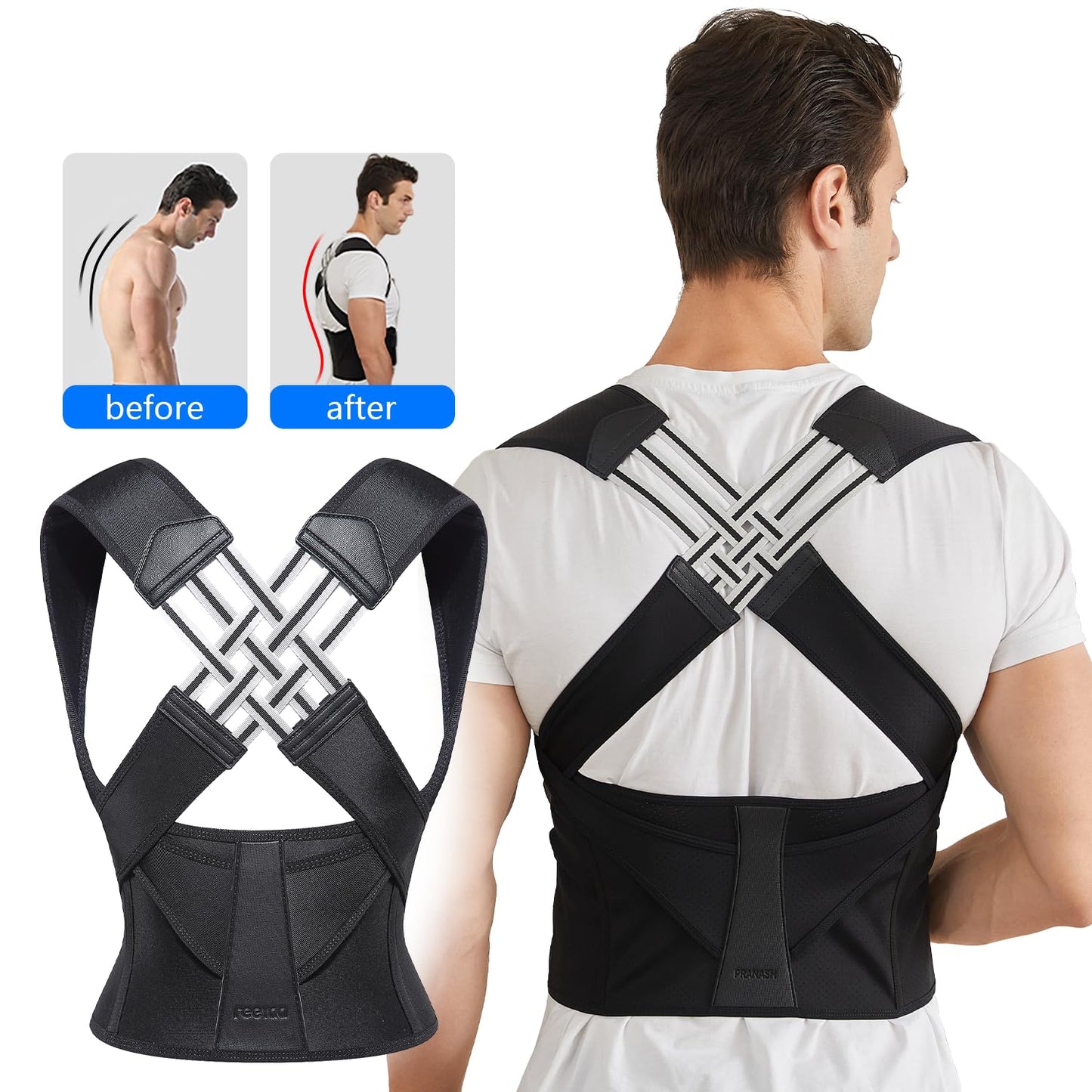 HaulWellGoods - Back Posture Brace - Feel Taller Instantly