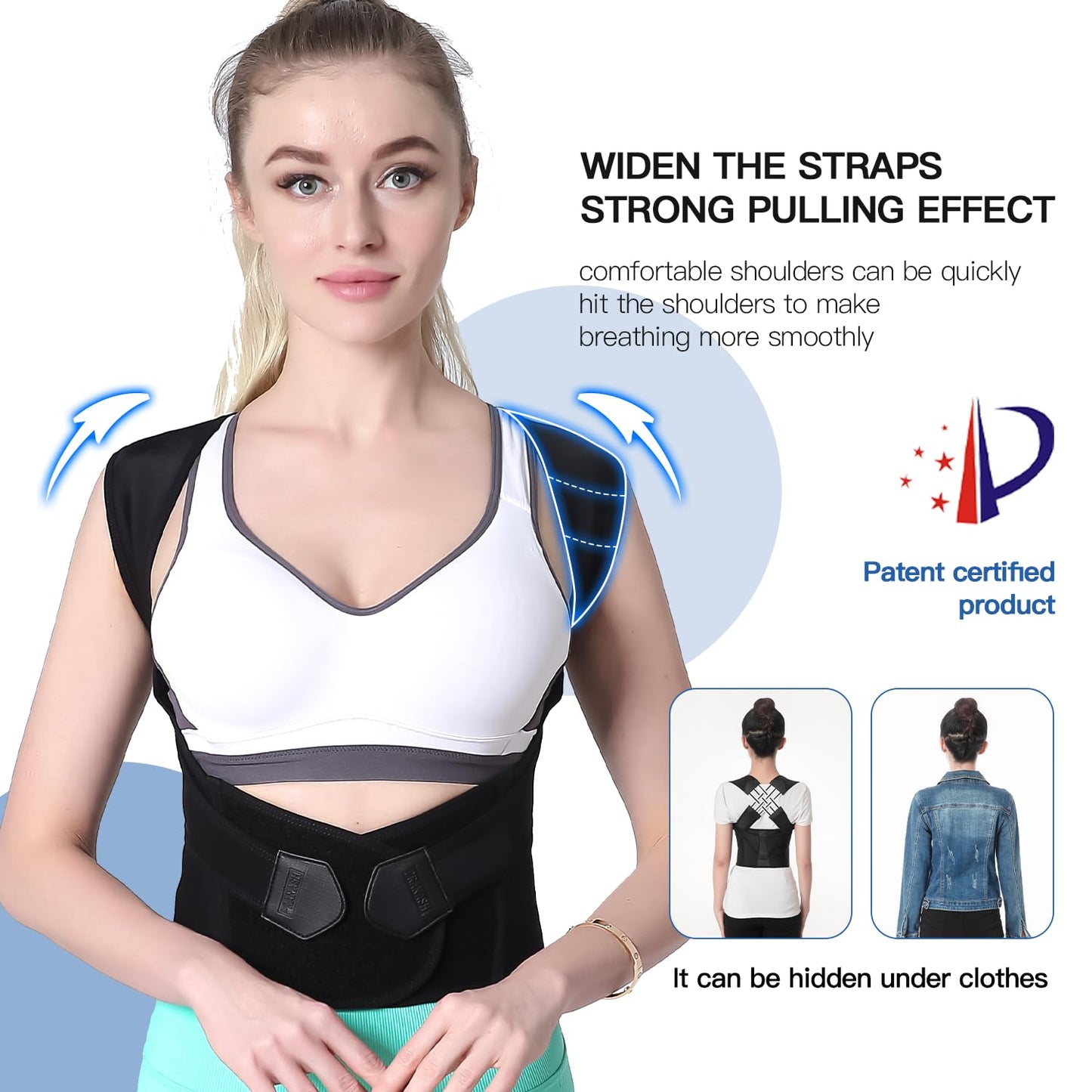 HaulWellGoods - Back Posture Brace - Feel Taller Instantly