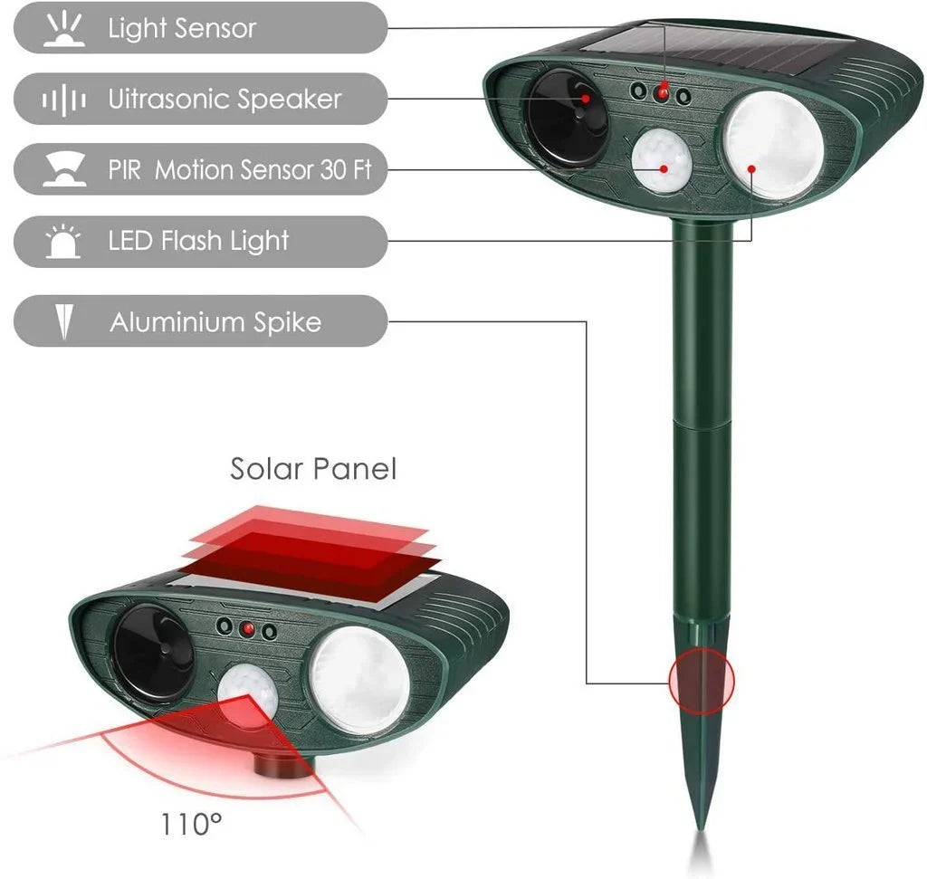 HaulWellGoods - Chipmunk Repeller - Solar Yard Defense