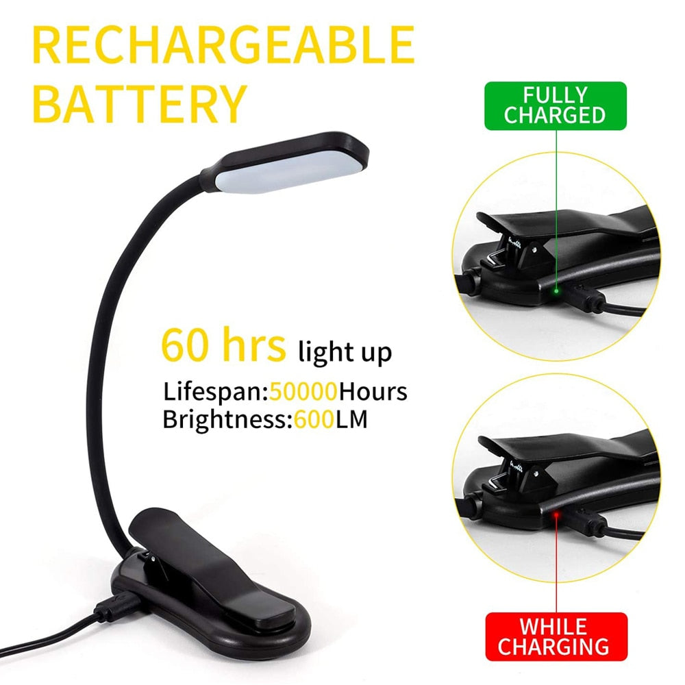 Reading Lamp Book Clamp