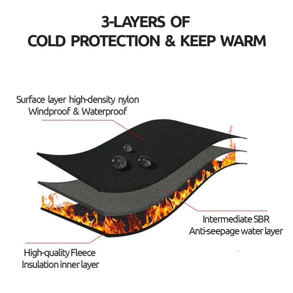 HaulWellGoods - Heated Cycling Gloves - Warm Hands Outdoors
