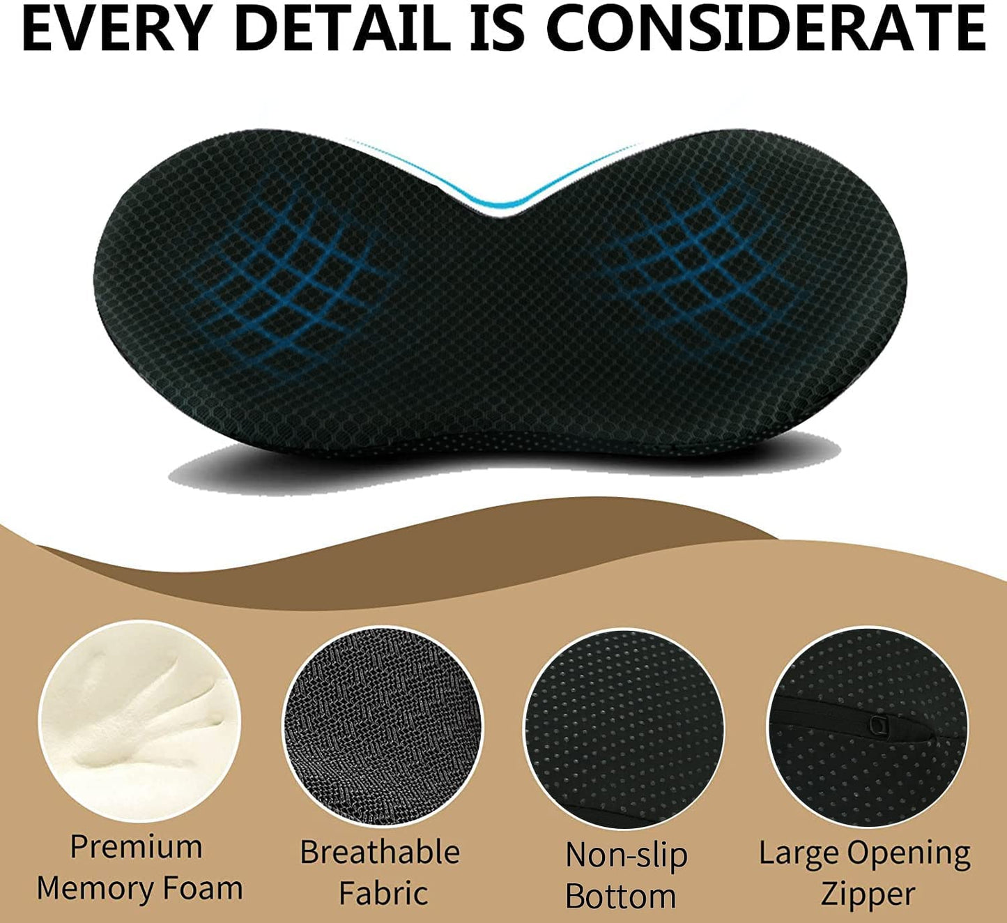 HaulWellGoods - Driver Seat Cushion - Better View Comfort