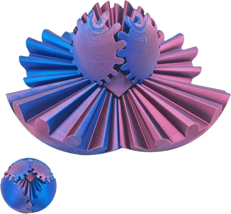 HaulWellGoods - Gear Ball Fidget - Satisfying Stress Relief