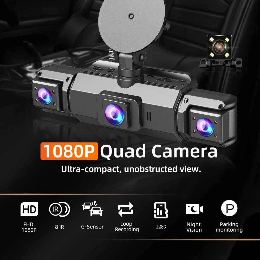 HaulWellGoods - Dual Dash Cam - Records Day And Night