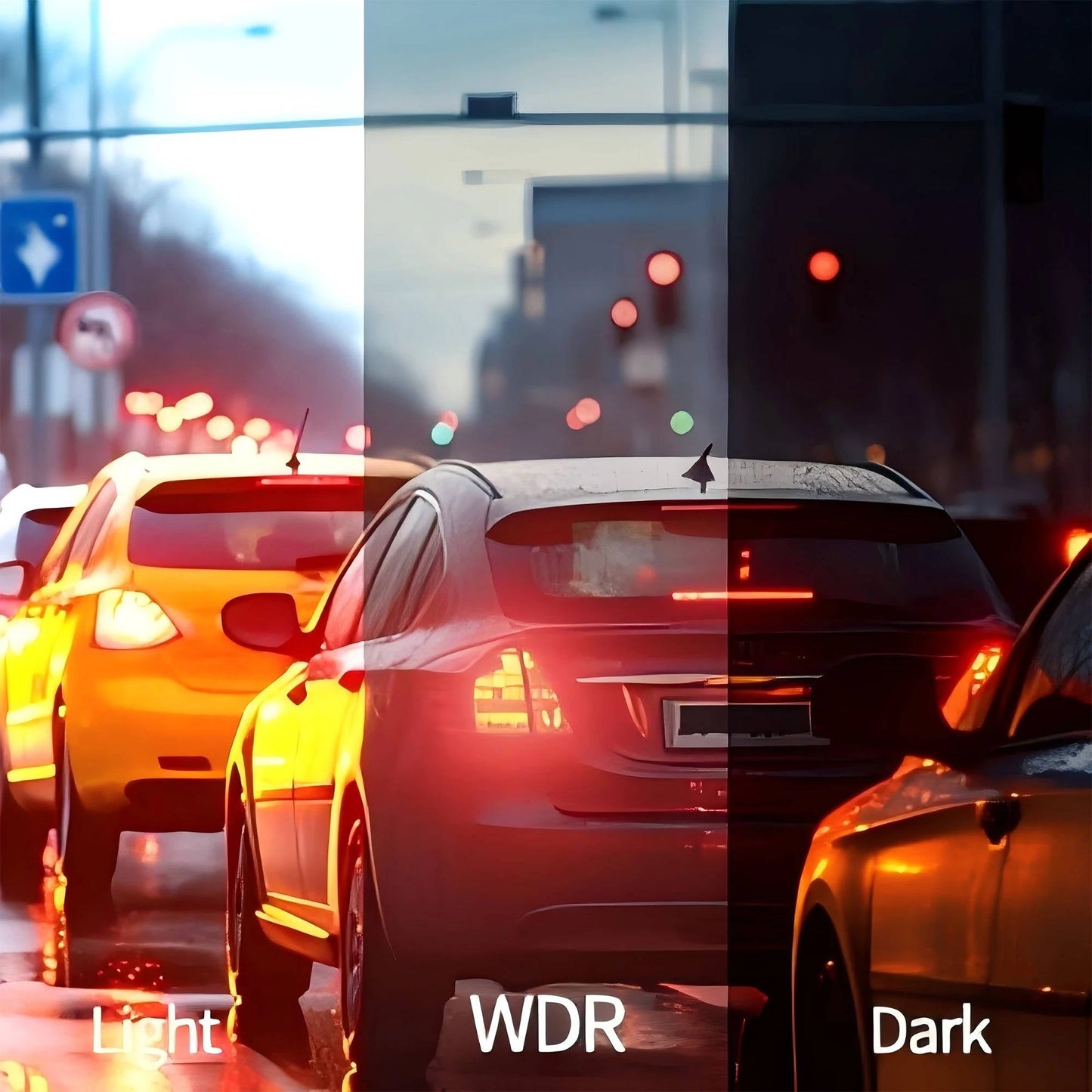 HaulWellGoods - Dual Dash Cam - Records Day And Night