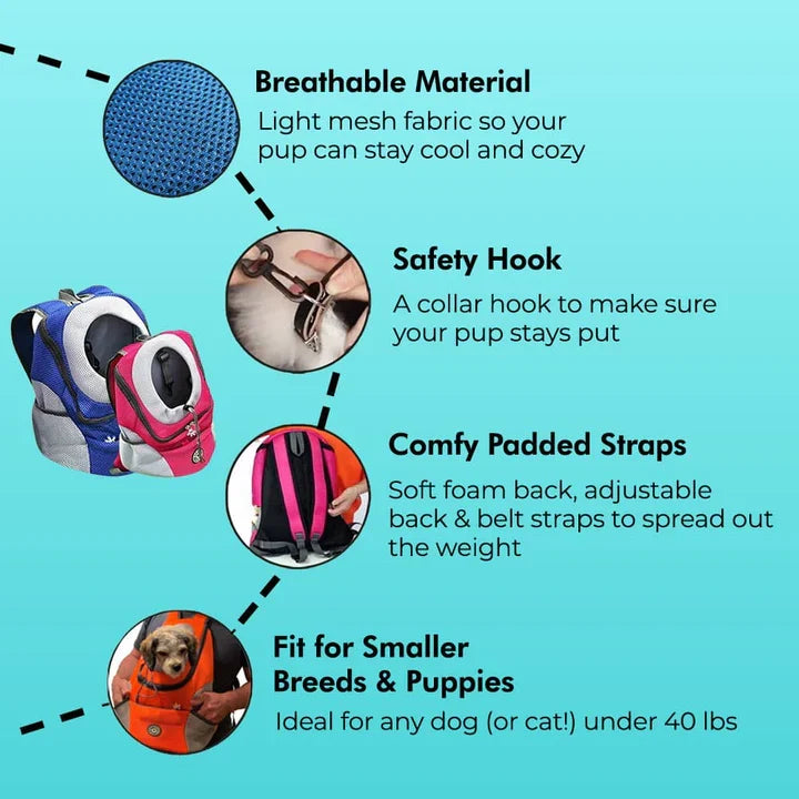 HaulWellGoods - Fur Sport Backpack - Stylish Everyday Carry
