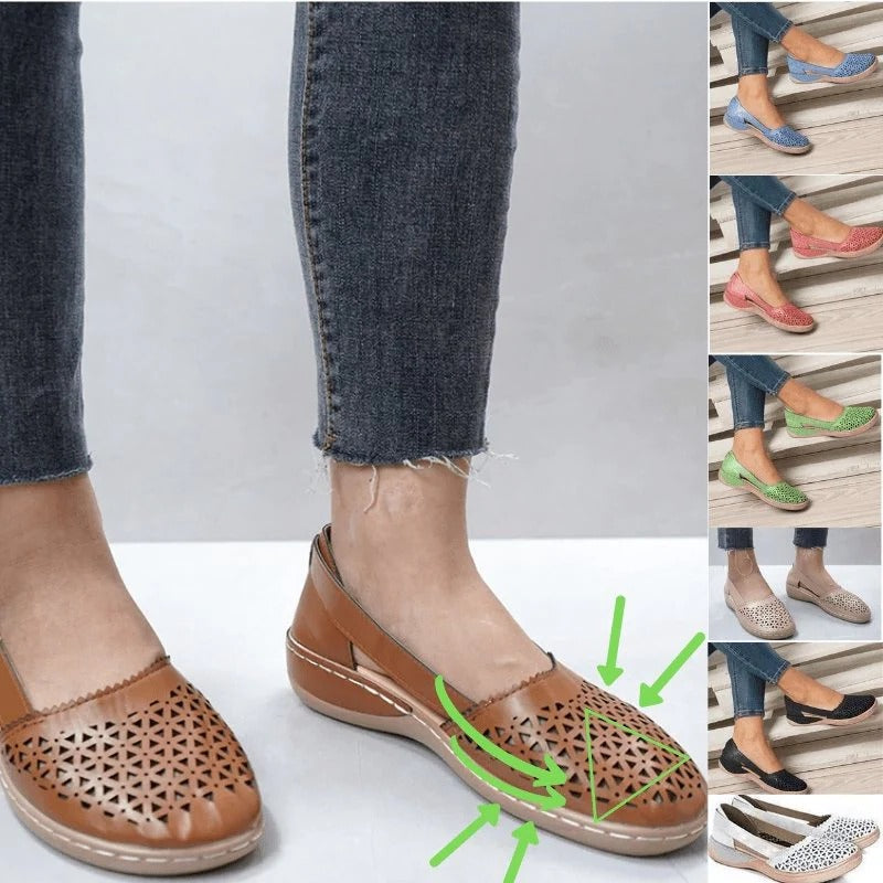 HaulWellGoods - Women's Bunion Flats - Roomy Toe Comfort