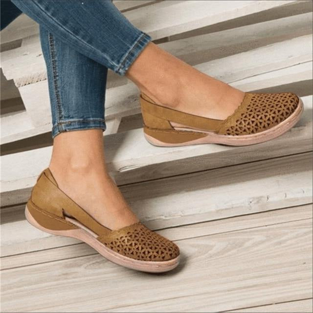 HaulWellGoods - Women's Bunion Flats - Roomy Toe Comfort