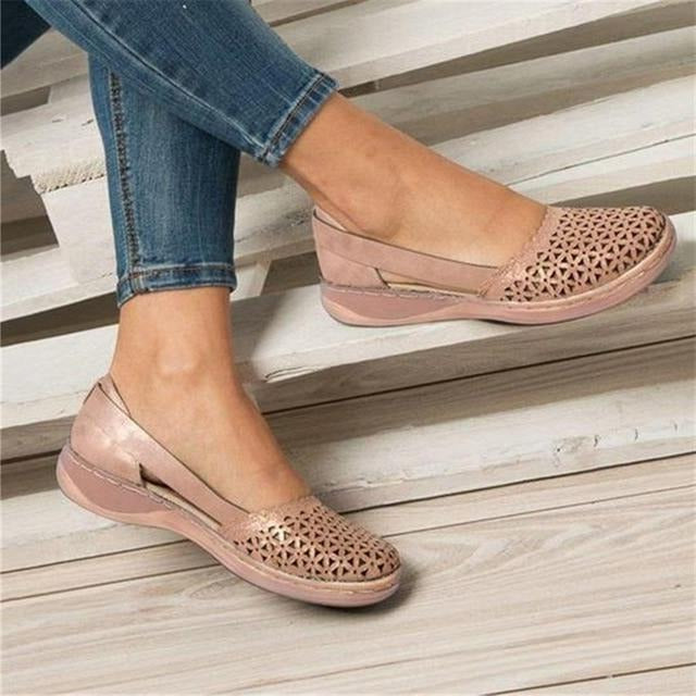 HaulWellGoods - Women's Bunion Flats - Roomy Toe Comfort