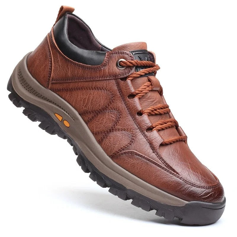 HaulWellGoods - Men's Leather Shoes - Supportive Comfort