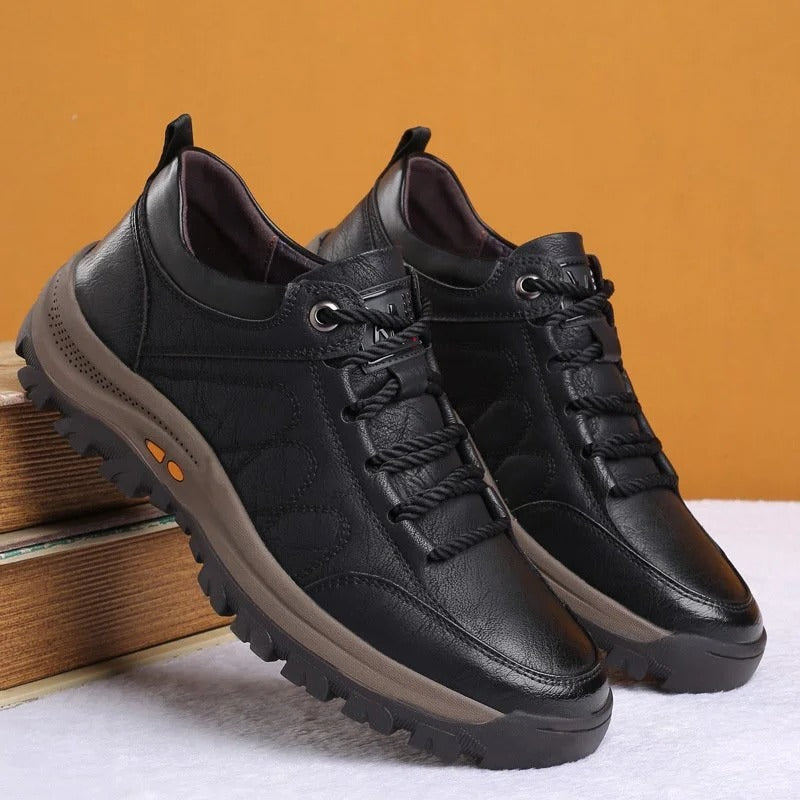 HaulWellGoods - Men's Leather Shoes - Supportive Comfort