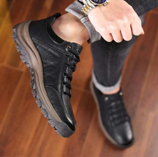HaulWellGoods - Men's Leather Shoes - Supportive Comfort