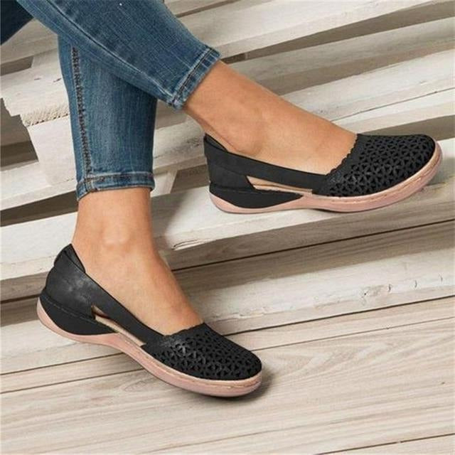 HaulWellGoods - Women's Bunion Flats - Roomy Toe Comfort