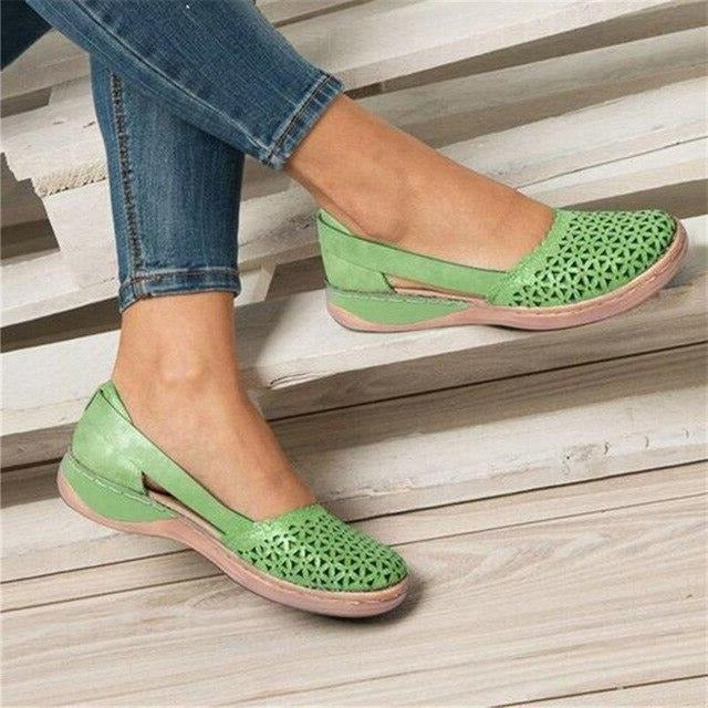 HaulWellGoods - Women's Bunion Flats - Roomy Toe Comfort