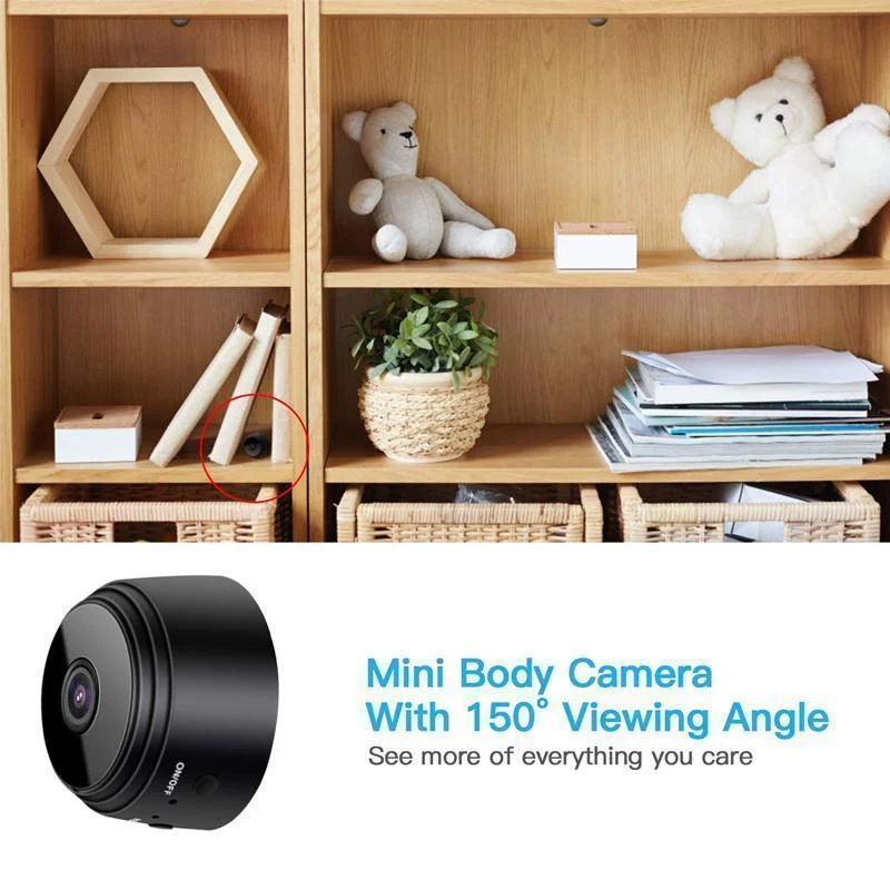 HaulWellGoods - Magnetic WiFi Camera - Discreet Monitoring