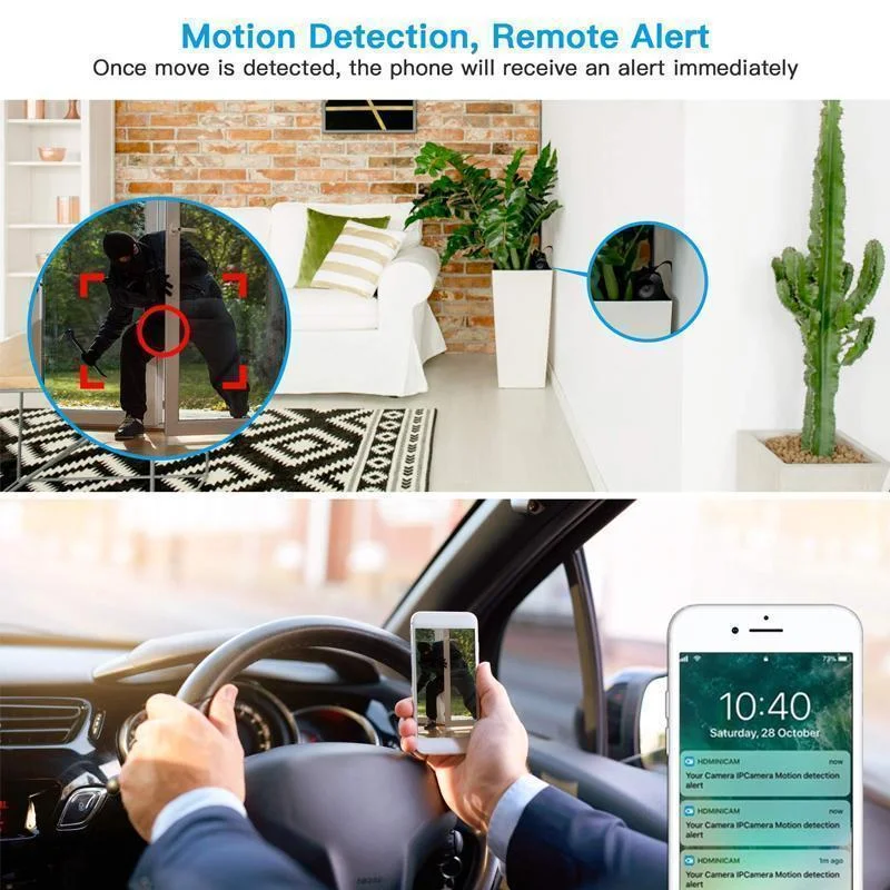 HaulWellGoods - Magnetic WiFi Camera - Discreet Monitoring