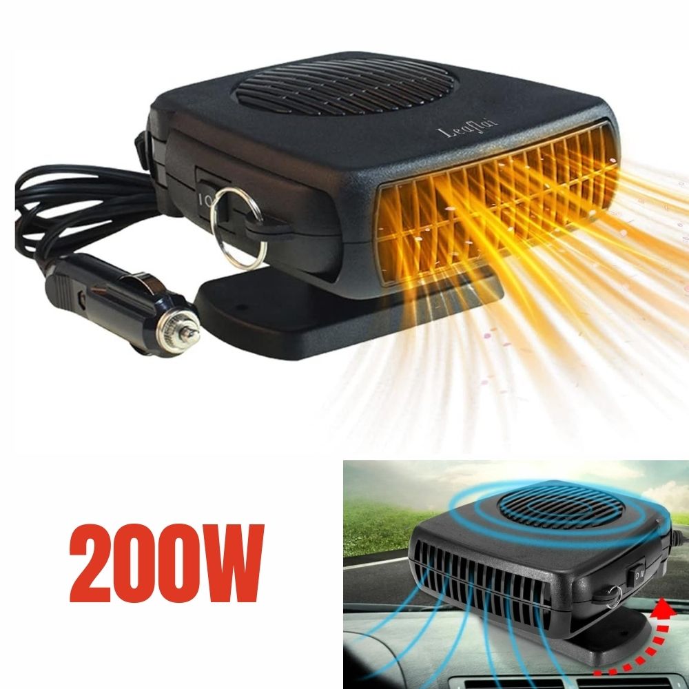 HaulWellGoods - Ceramic Car Heater - Fast Defrost Anywhere