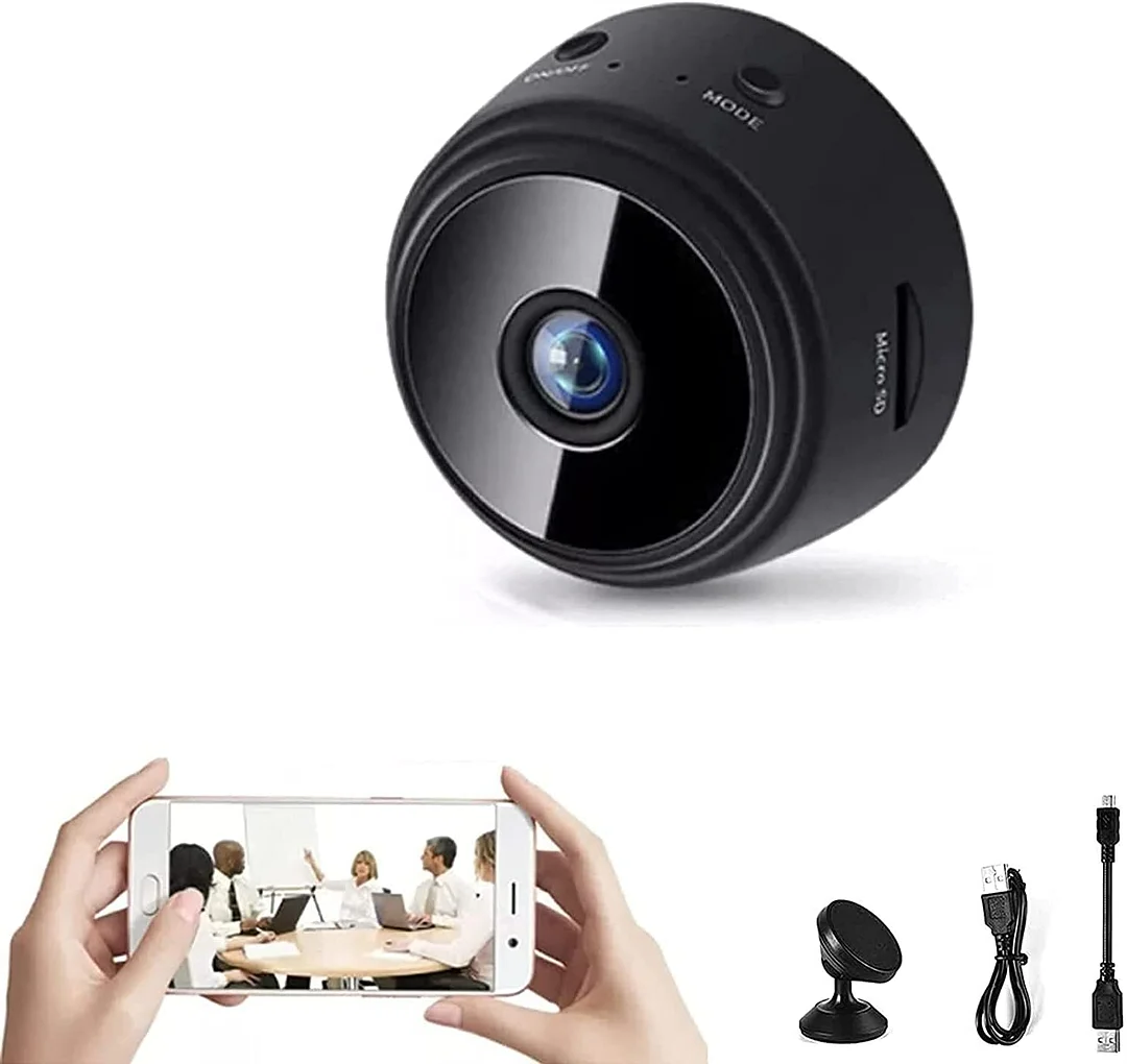 HaulWellGoods - Magnetic WiFi Camera - Discreet Monitoring