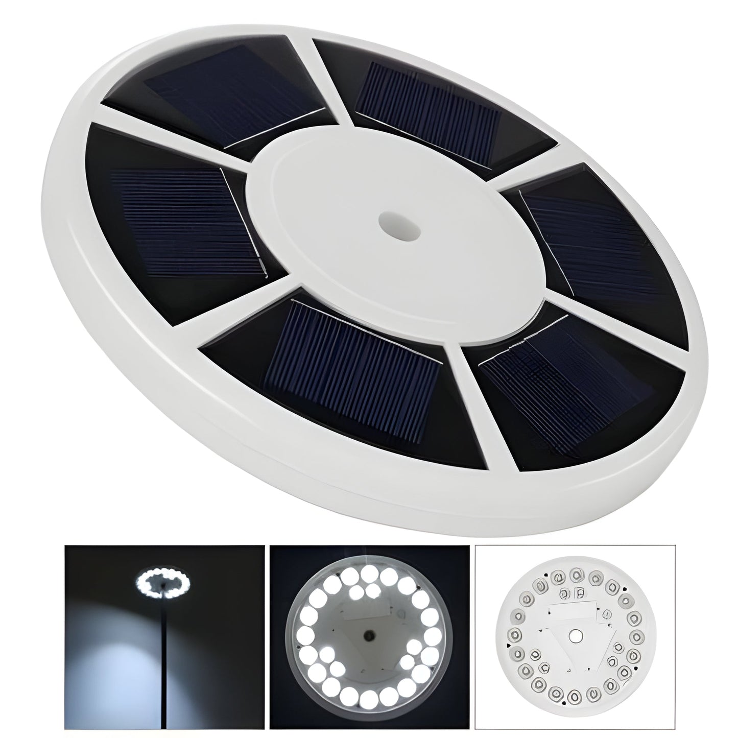 HaulWellGoods - Solar Flagpole Light - All-Night Glow