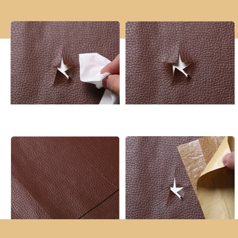 HaulWellGoods - Leather Repair Patch - Covers Tears Fast