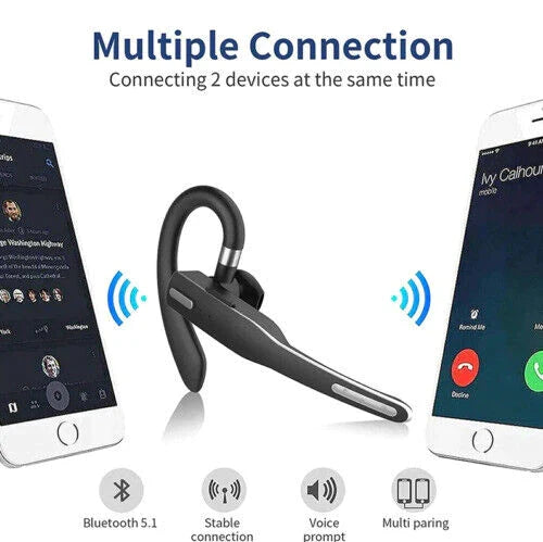 HaulWellGoods - Trucker Bluetooth Headset - Clear Calls