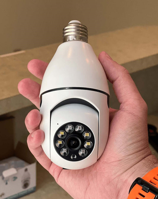 HaulWellGoods - Light Bulb Camera - 360 Home Monitoring