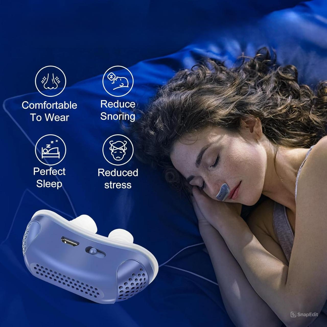 HaulWellGoods - Micro CPAP Device - Quiet Travel Nights