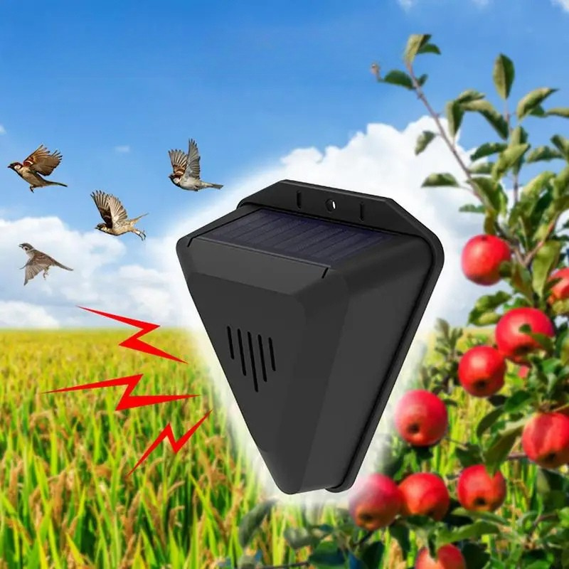 HaulWellGoods - Solar Bird Repeller - Keeps Birds Away