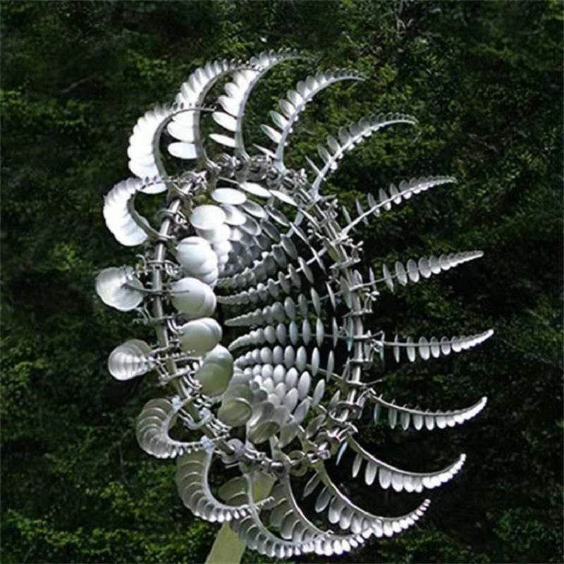 HaulWellGoods - Metal Wind Spinner - Colorful Yard Motion